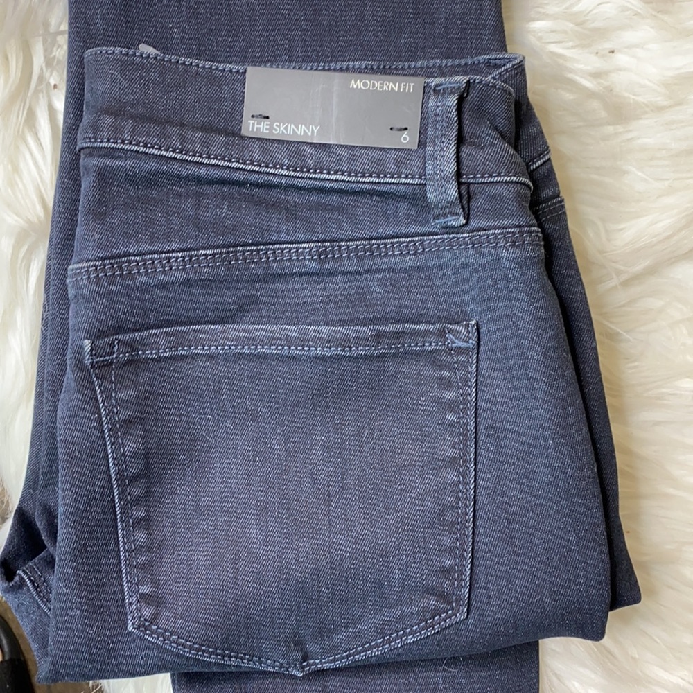 Ann Taylor Dark Denim Modern Skinny Jean - Picture 11 of 15
